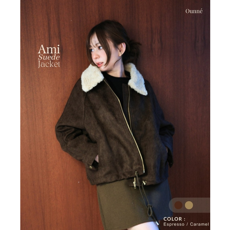 ounne.co :  Ami Suede Jacket