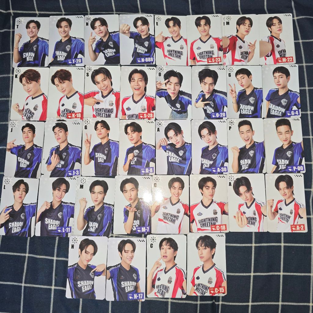 GMMTV Starlympics 2025 RANDOM CARD JOSS GAWIN ALMOND PROGRESS TAY NEW EARTH MIX KRIST SINGTO OFF GU 