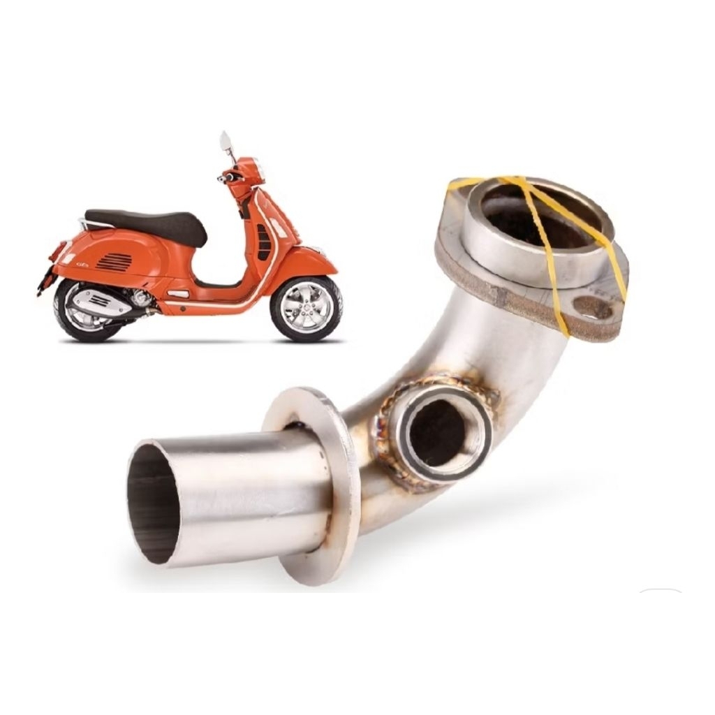 vespa GTS 300 คอท่อไอเสียสแตนเลส