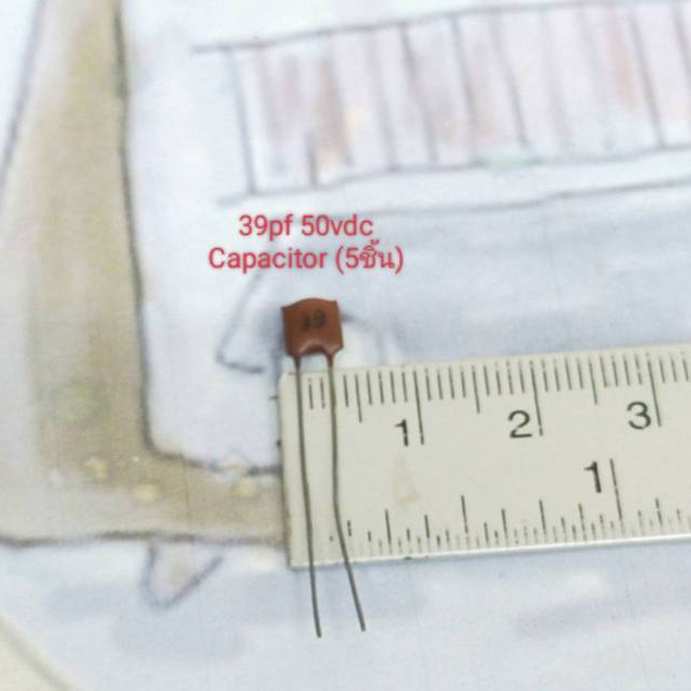 39pf 50vdc Capacitor (5ชิ้น)