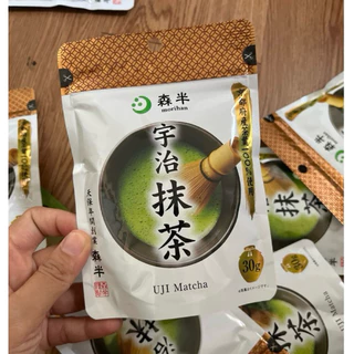 มัทฉะ Morihan Uji Matcha (เกรดพิธีการ 30g ซองเขียวอ่อน) แท้ จากญี่ปุ่น