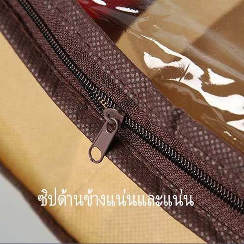 【ThaiBreeze】กล่องใส่รองเท้า 12 ช่องโปร่งใสกล่องเก็บของอเนกประสงค์พับได้ป้องกันฝุ่นและความชื้น - รูปที่ 4