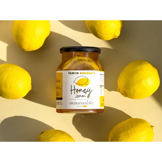 [แพค 2 ขวดใหญ่] เลมอนดองน้ำผึ้งแท้ 100% Lemon Sunday's เข้มข้น ไม่ผสมน้ำตาล 550 ml