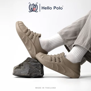 Hello Polo รองเท้าแบบสวม รองเท้าแตะผู้ชาย แฟชั่น กันลื่น ทนต่อการสึกหรอ อ่อนนุ่ม วัสดุEVA UNISEX ลางแจ้ง พร้อมลุย HP8064