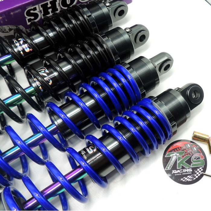 โช็คโชบิ แท้V.2 แกนรุ้ง ปรับรีบาวได้จิง สำหรับ WAVE ทุก รุ่น,DREAM,ดรีม110i  มี 3 สี 2 ขนาด300/320mm แถมสติ๊กเกอร์ - รูปที่ 4