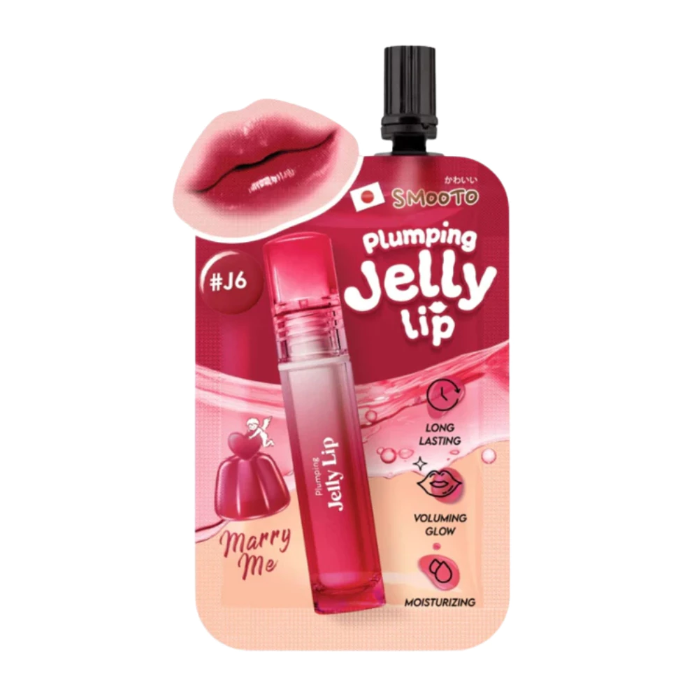 [ซอง] Smooto Plumping Jelly Lip สมูทโตะ พลัมพิ่ง เจลลี่ ลิป thumbnail 6