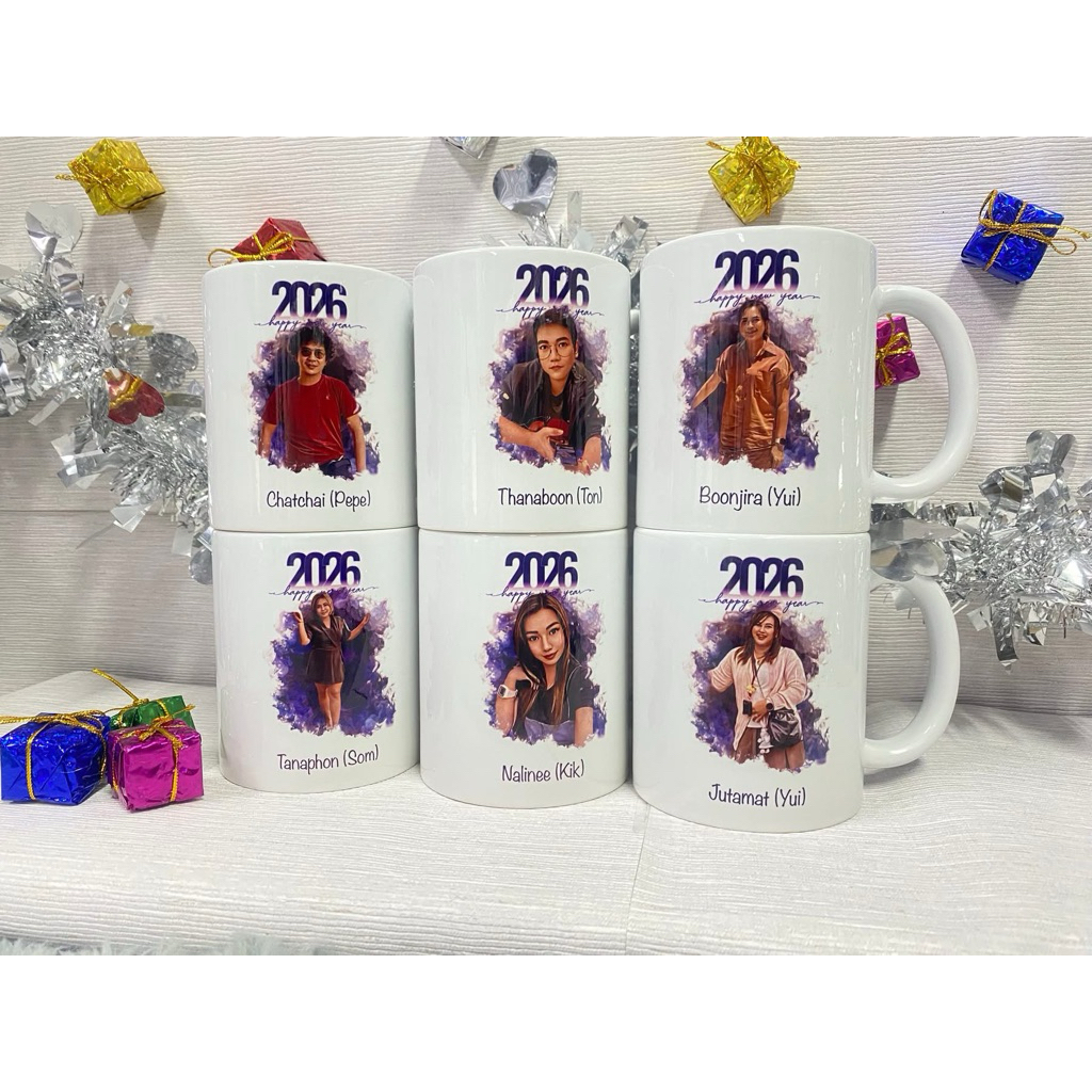 แก้วมัค แก้วสกรีนชื่อได้ (งานตามสั่ง ส่งรูปมาทำได้ ) ของขวัญวันเกิด งานแต่ง ของชำร่วย แก้วที่ระลึก - รูปที่ 6