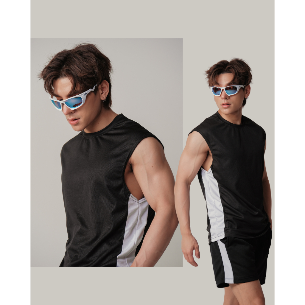 OLIVER MUSCLE - AERO TANK เสื้อแขนกุดปรับสรีระ เสริมบุคลิคให้ดูเท่