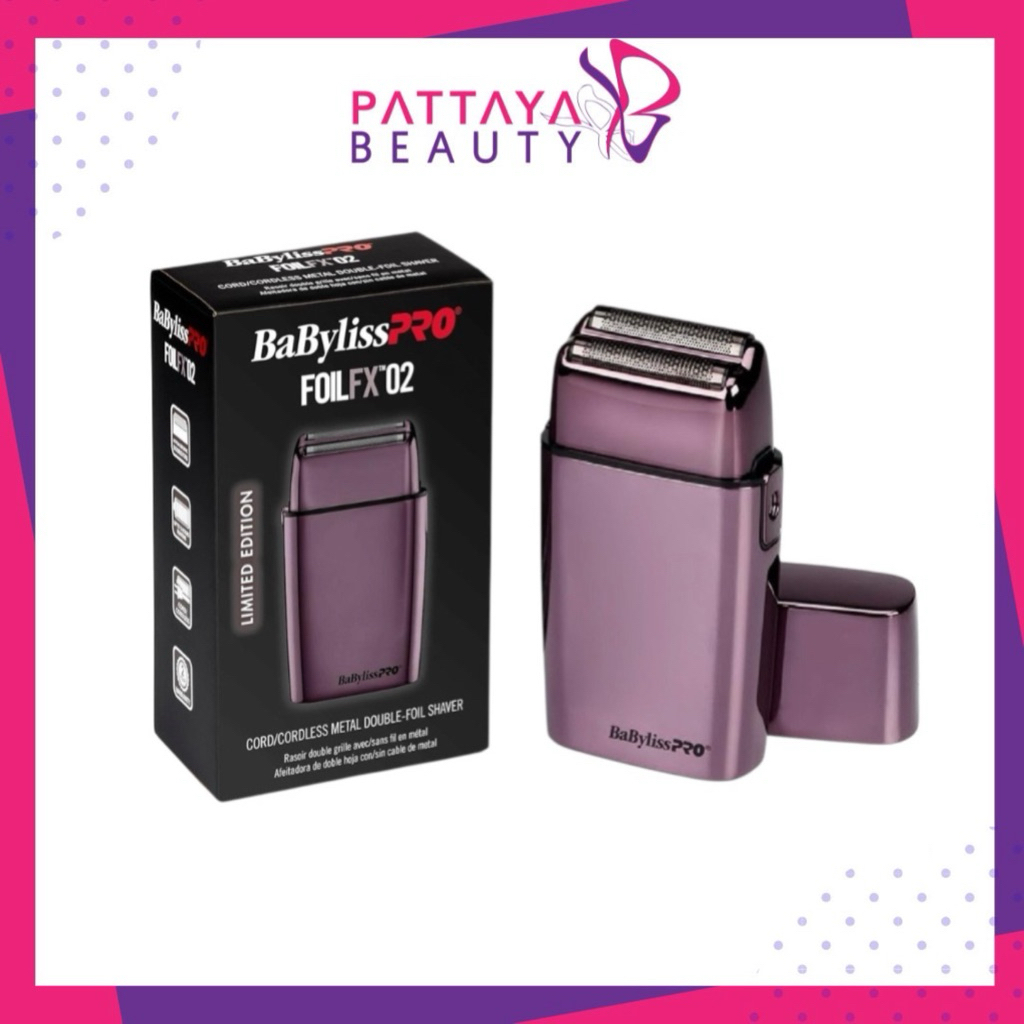 BaByliss PRO เครื่องโกนหนวด FXFS2BL FOILFX02 รุ่น Limited Edition All-Metal Double-Foil มี2สีให้เลือก