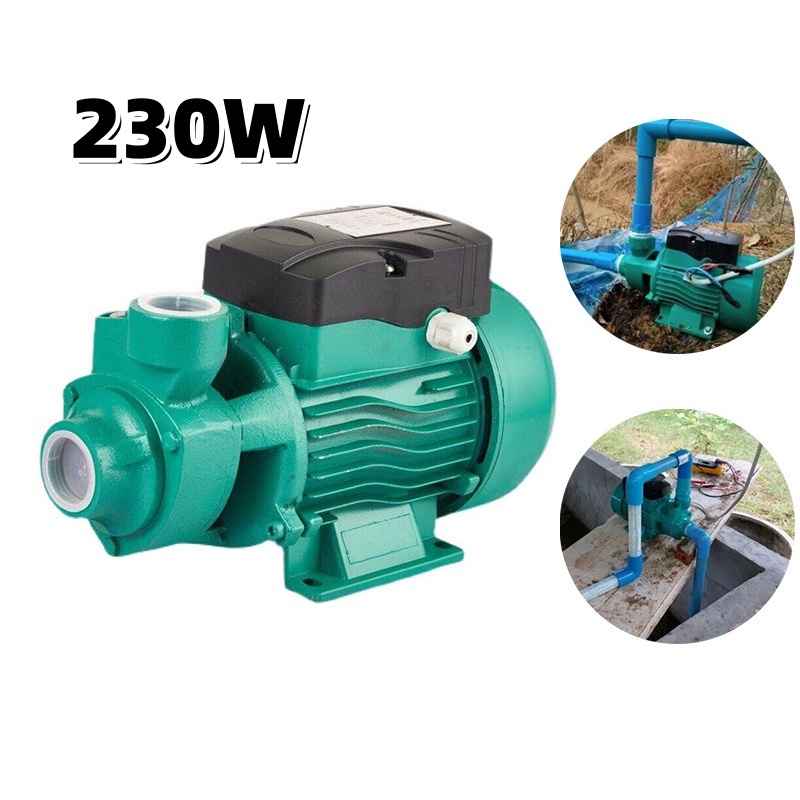 ปั๊มน้ำโซลาร์เซลล์ 24V 230W ปั๊มหอยโข่ง DC แบบมีแปรง กำลังไฟสูง สำหรับสูบน้ำสระว่ายน้ำ ทะเล สวน QB-60