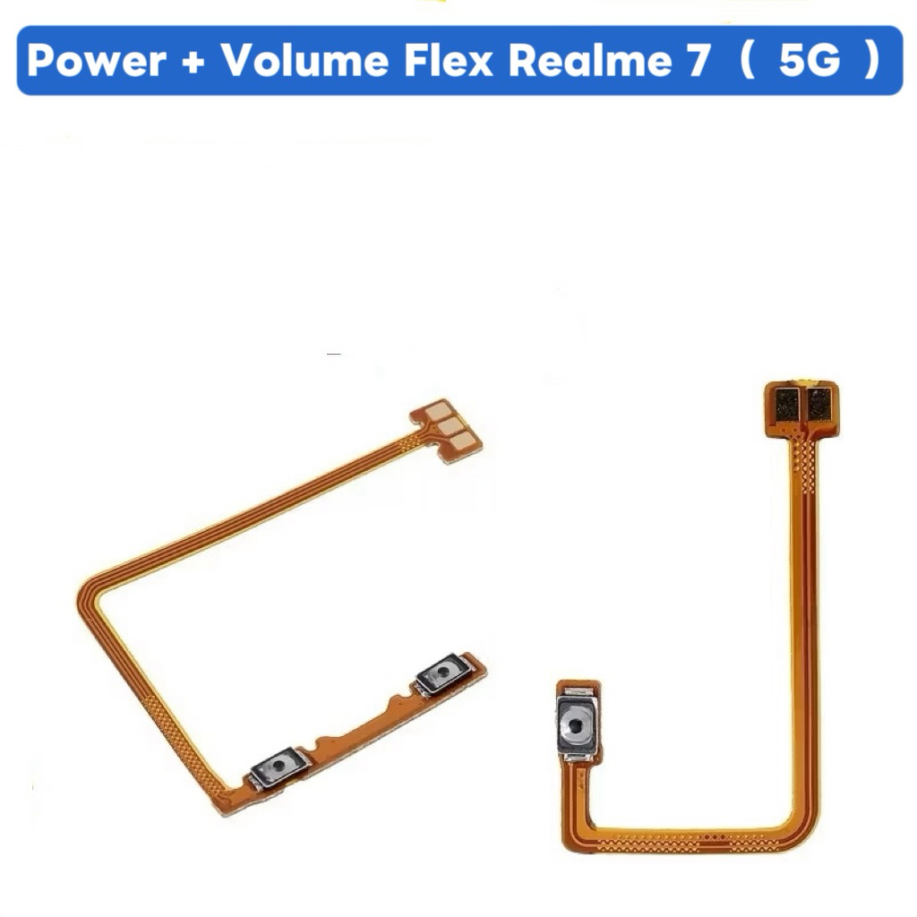 แพรสวิทปิดเปิดเร่งเสียง-ลดเสียง  （ Power + Volume Flex ） Realme 7 （ 5G ） ราคาถูก Shopee Lazada