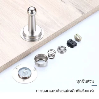 ที่กั้นประตูสแตนเลสแบบไม่ต้องเจาะ/ที่กั้นประตูแม่เหล็ก/ที่กั้นประตูป้องกันเสียงรบกวน BuildCore