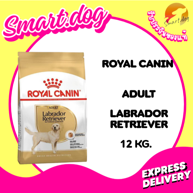 Royal canin LABRADOR RETRIEVER ADULT 12 kg. อาหารสุนัขโต พันธุ์ลาบราดอร์ รีทรีฟเวอร์ ชนิดเม็ด