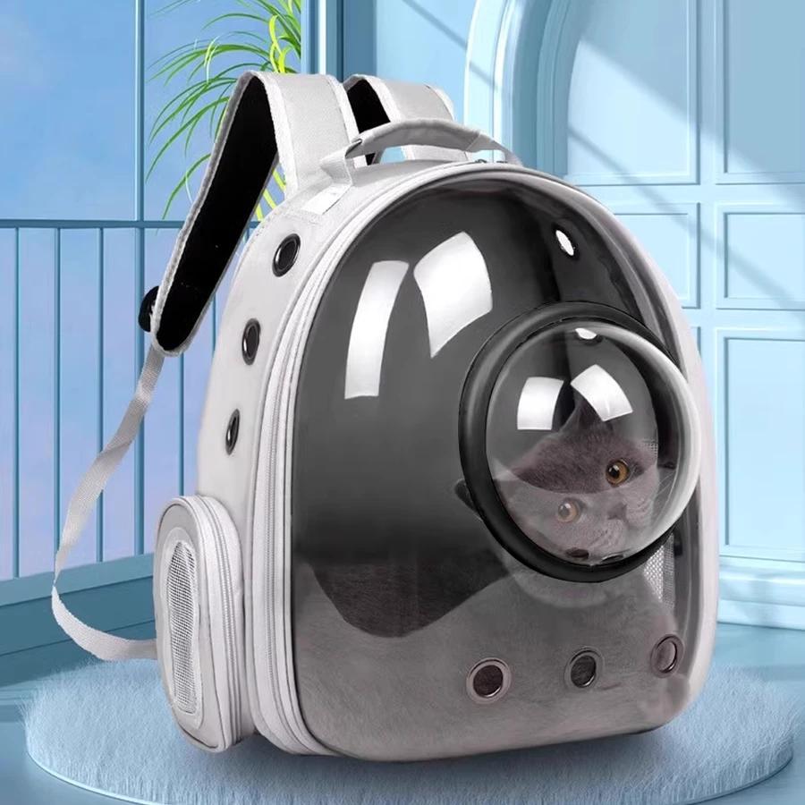 กระเป๋าอวกาศสัตว์ กระเป๋าแมว กระเป๋าสุนัข กันน้ำและกันฝุ่น มีสีให้เลือก แบบพกพา เป้สัตว์เลี้ยง ส่งจากไทย