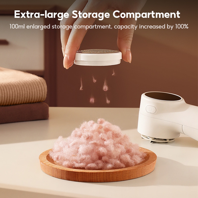 MeeGoo เครื่องตัดขุยผ้า Lint Remover จอแสดงผล LED  ที่ตัดขุยผ้า 1200mAh ชาร์จType-C ไร้สาย - รูปที่ 7