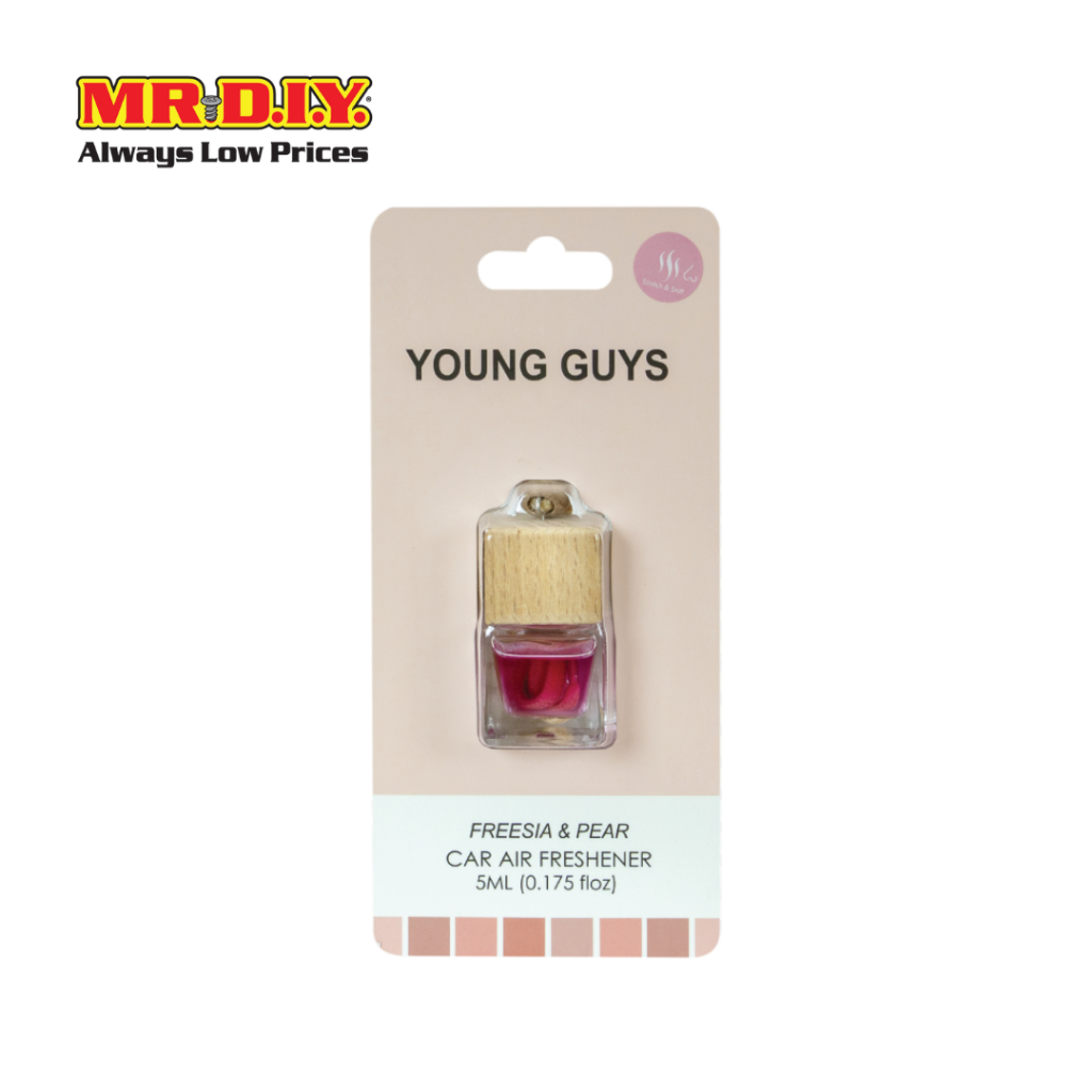 YOUNG GUYS น้ำหอมปรับอากาศในรถยนต์แบบแขวน กลิ่น Freesia & Pear ขนาด 5 มล.