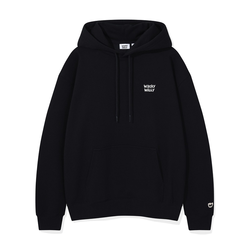 WACKY WILLY เสื้อฮู้ดดี้รุ่น Sign Logo Hoodie Black (80011SSLHDU_H5BKXX) — صورة 2