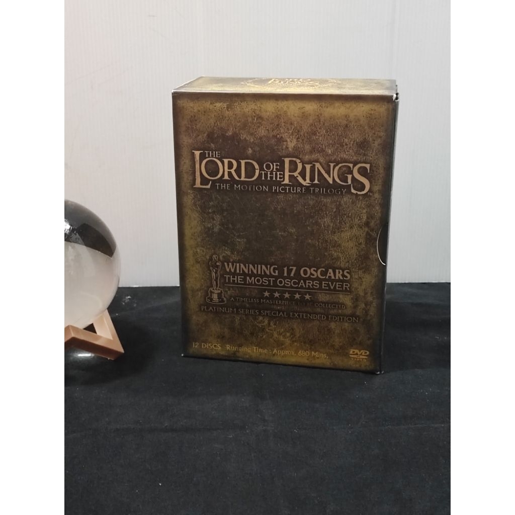 DVD Boxset :  THE LORD OF THE RINGS - EXTENDED TRILOGY PACK DVD 2004 12-DISC | RG. 3