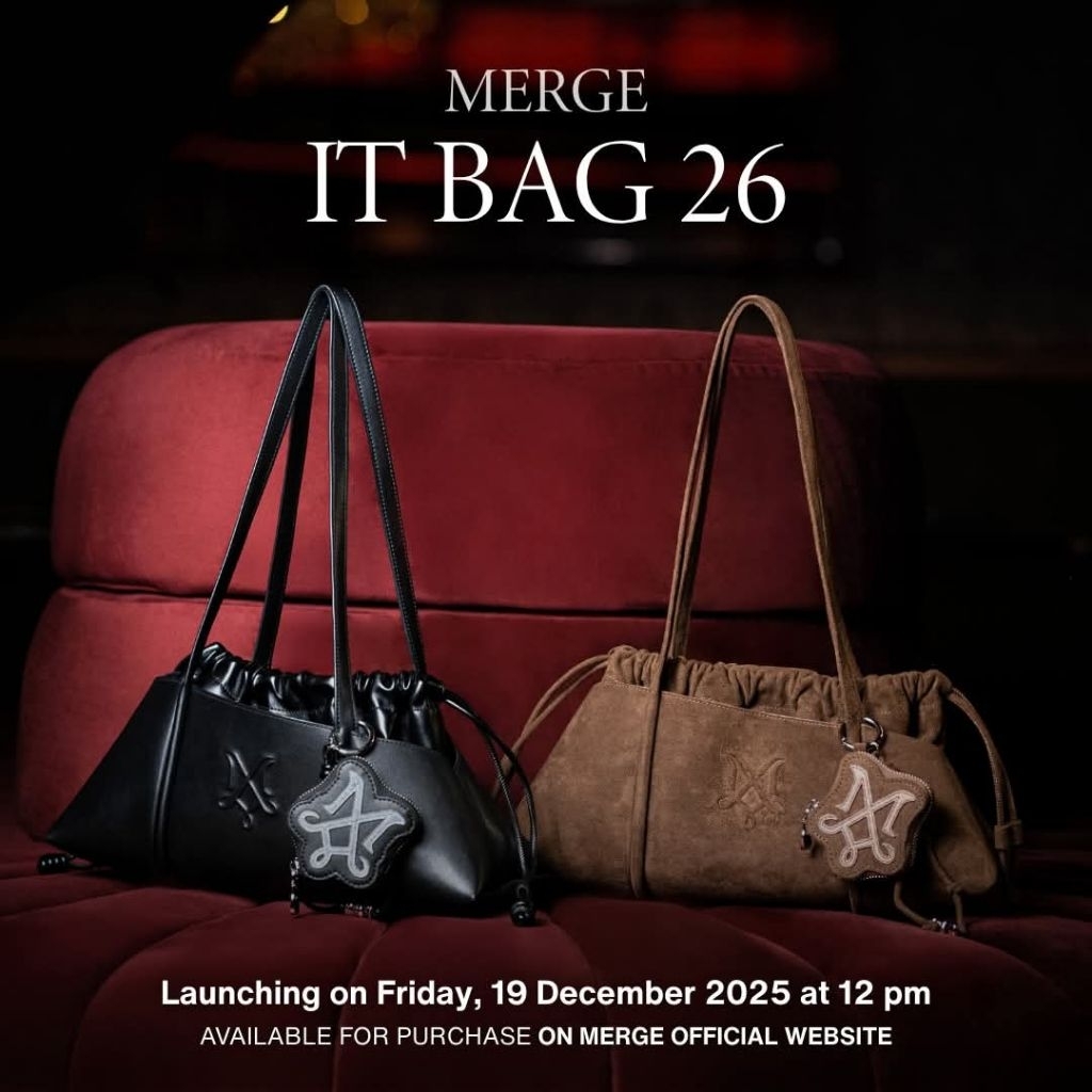 [รับประกันของแท้💯🔥]Merge It Bag 26 Black / Brown