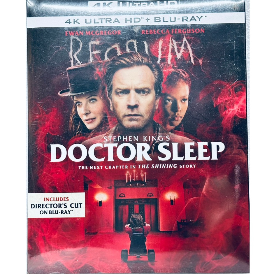 4K + Blu-ray ปกสวม : Doctor Sleep (2019) ลางนรก " Ewan McGregor, Rebecca Ferguson "