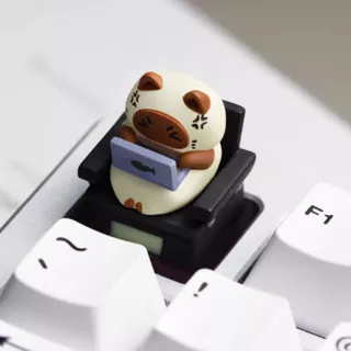 [โค้ดคุ้มลด20%] Artisan แมวน้อย 100 อารมณ์ Emotional Cat Keycap คีย์แคปลายการ์ตูน คีย์แคป ตกแต่ง Bigpenguin