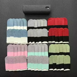 ถุงนิ้ว 3D (1คู่) 0.3mm ผ้าไหม ถุงนิ้วช่วยเล่นเกม ความไวสูง Finger-cot slip Finger-cot Ultra-thin เกมมือถือ Finger-cot