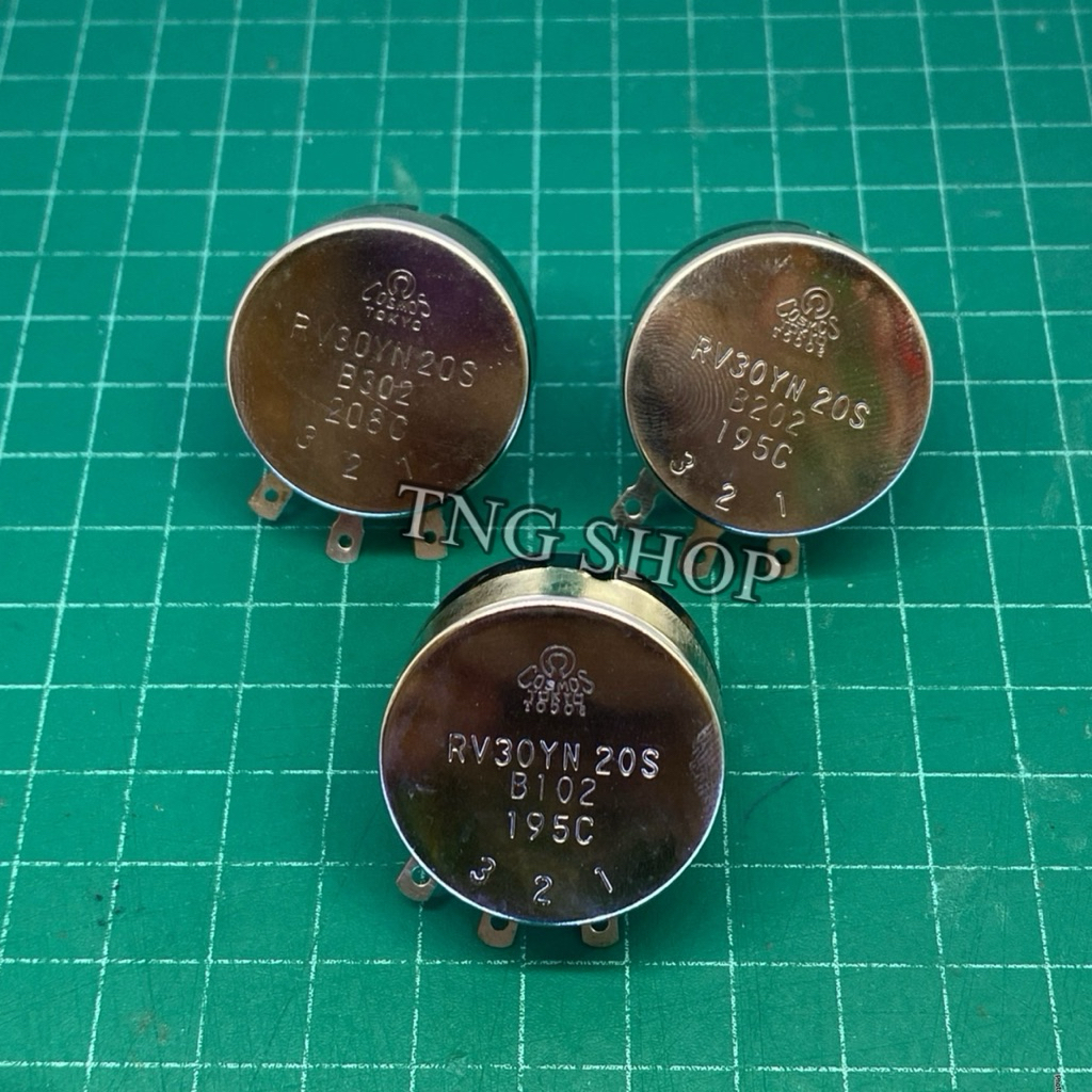 VR วอลลุ่ม RV30YN20S มีค่า 1K,2K,3K,5K,10K,20K,30K,50K,100K,200K,250k,300K,500K,1M,100ohm,200ohm,500