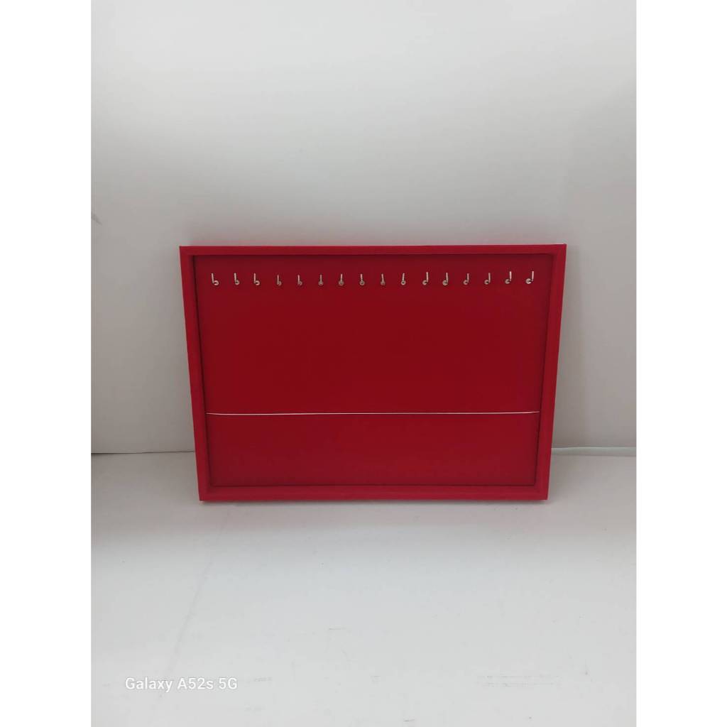 ถาดแหวนฟูกกำมะหยี่ มี 6 ขนาด (วัดขนาดเป็นนิ้ว) ให้เลือกทั้งสีดำและสีแดง - รูปที่ 5