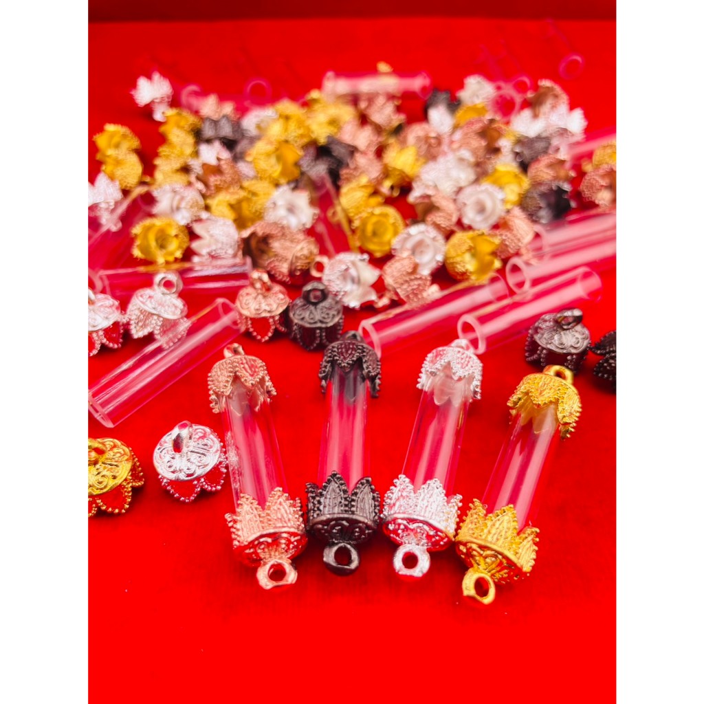 ฝาตะกรุดลายจีบพร้อมหลอดใส  8-16มิล ราคาถูก Shopee Lazada