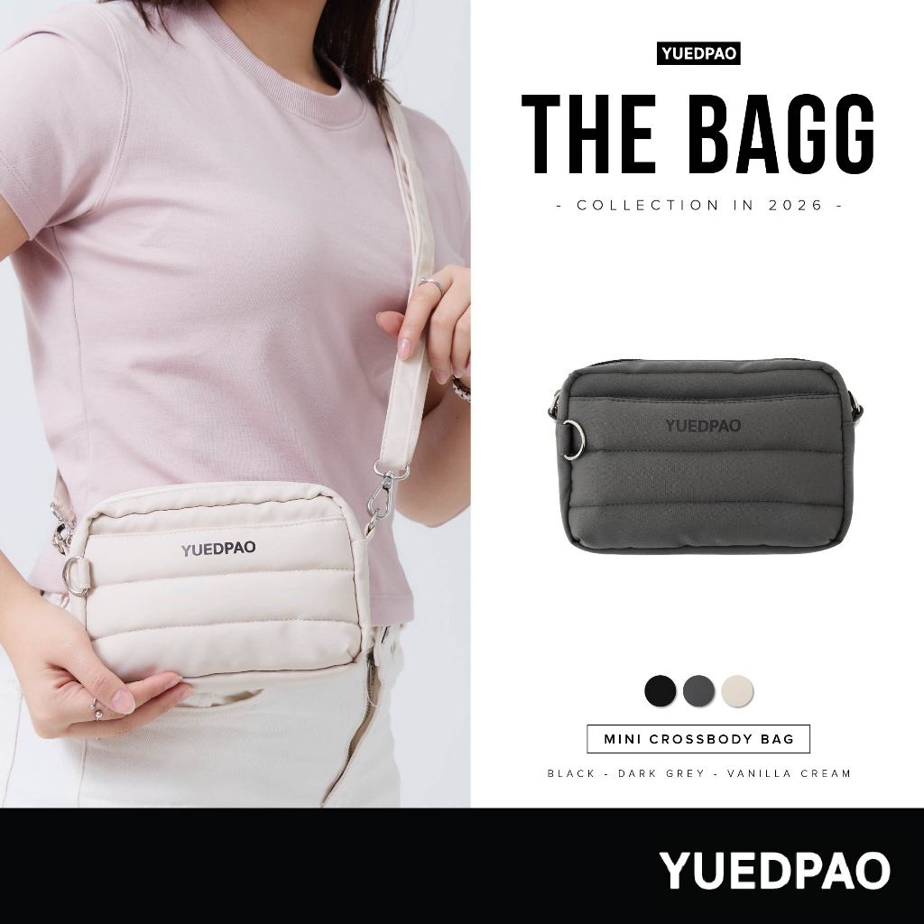 Yuedpao Mini Crossbody Case Bag กระเป๋าสะพายข้างแฟชั่น กระเป๋าอเนกประสงค์ กระเป๋ายืดเปล่า