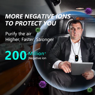 Aolon M11 เครื่องฟอกอากาศพกพา 200 ล้านไอออนลบสุขภาพ ฟอกอากาศ เครื่องฟอกอากาศพกพาห้อยคอ ฟอกอากาศกำจัดสารก่อภูมิแพ้