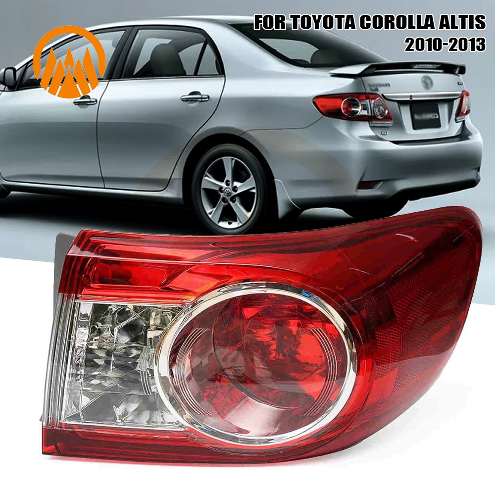 ไฟท้าย TOYOTA Corolla Altis 2010 2011 2012 2013 ฮาโลเจน ไฟท้ายหลัง ไม่รวมหลอดไฟ ราคาดี แต่ง
