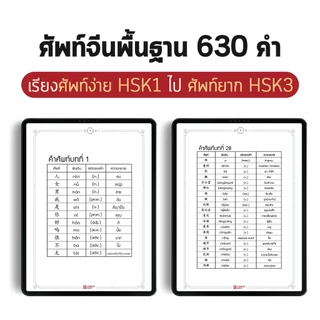 E-book สมุดจำจีน Box Set 1 เล่ม 1–5 ปูพื้นฐานคำศัพท์ภาษาจีน เหมาะสำหรับผู้เริ่มต้น by OpenDurian CH
