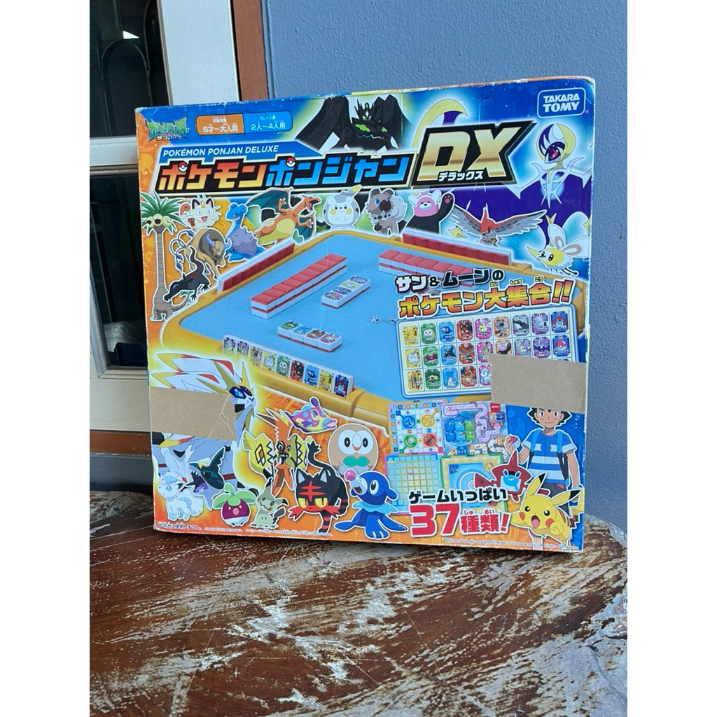 TAKARA TOMY Pokemon Ponjan Deluxe (Board Game) บอร์ดเกมโปเกม่อน ไพ่นกกระจอกญี่ปุ่น