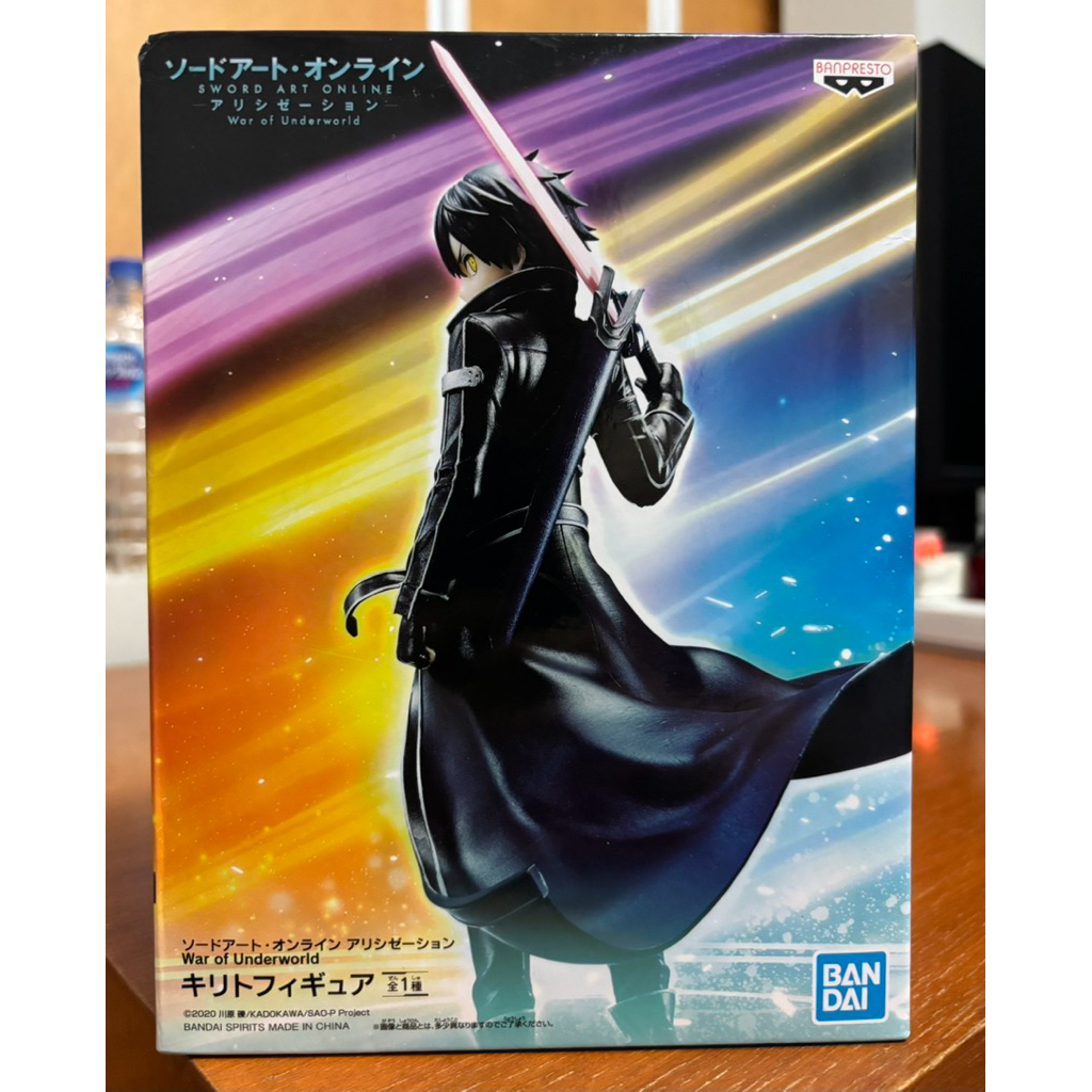bandai KIRITO มือหนึ่ง SWORD ART ONLINE WAR OF UNDERWORLD FIGURE BANPRESTO