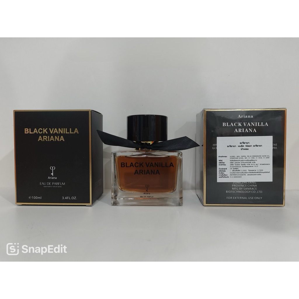 น้ำหอม BlackVanilla ariana 100ml.