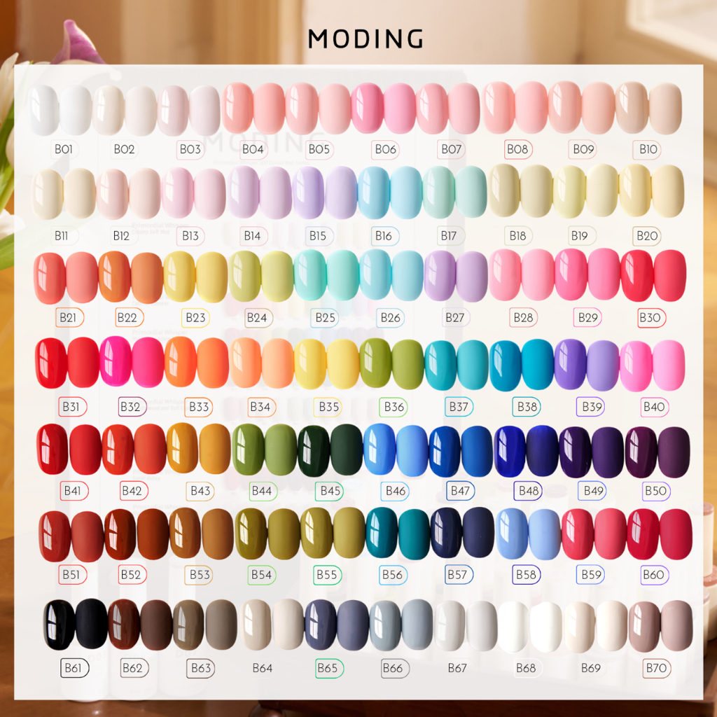 สีเจล Moding Primordial whisper series [TPO free , HEMA free , TMPTA free] แยกขวด