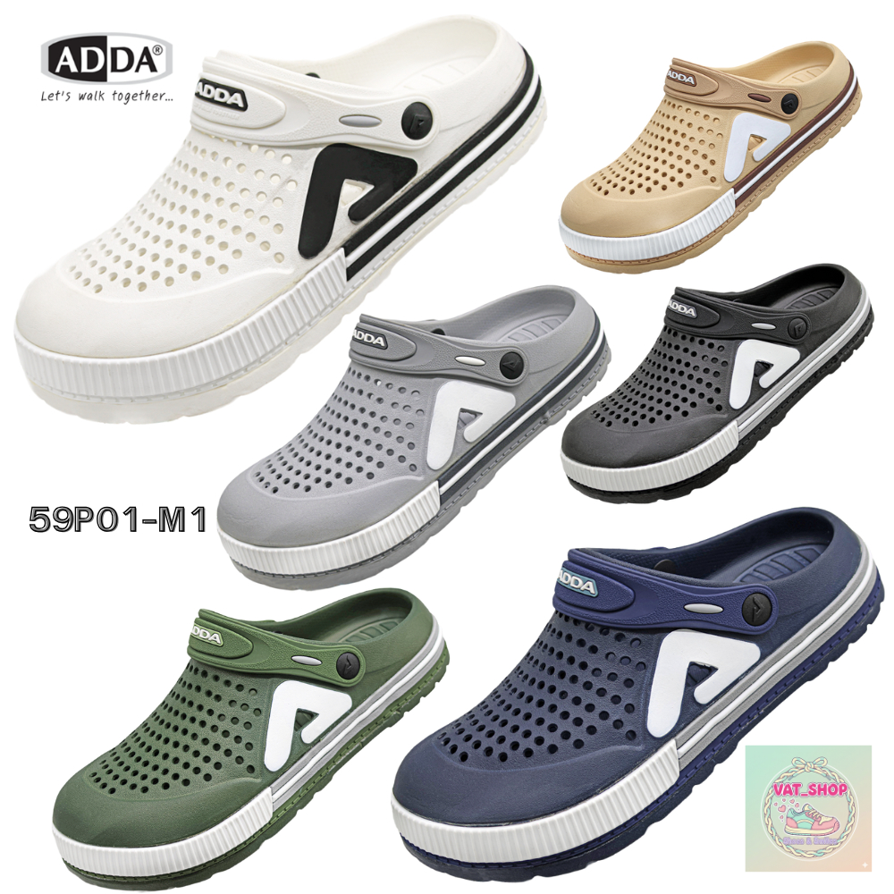 รองเท้าแตะ ADDA รุ่น 59P01-M1 หัวโต ระบายอากาศดี ใส่สบาย ทนทาน
