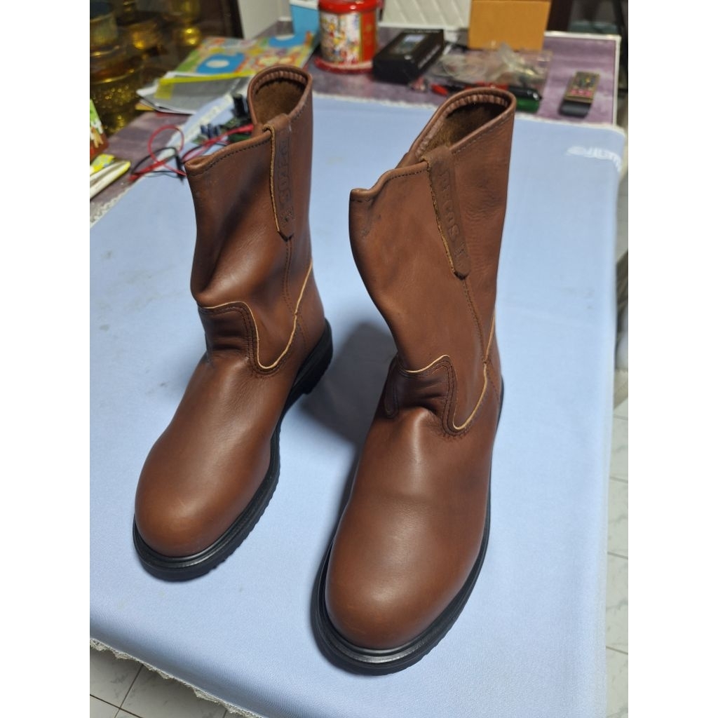 รุ่น 8242 รองเท้าเซฟตี้ Red Wing Shoe, Pecos, USAแท้ หนังแท้ ใช้งานหนัก ทนต่อน้ำมัน สารเคมี ความร้อน