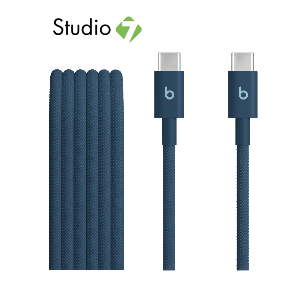 สายชาร์จ Beats USB-C to USB-C Woven Cable (1.5 m) by Studio7