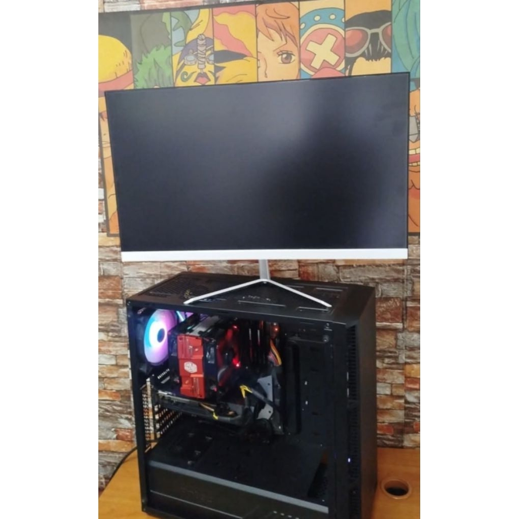 คอม+จอ 27นิ้ว ⏩I7 8700 3.7Ghz 8C8T ⏩บอร์ด Z370 AUROS RGB