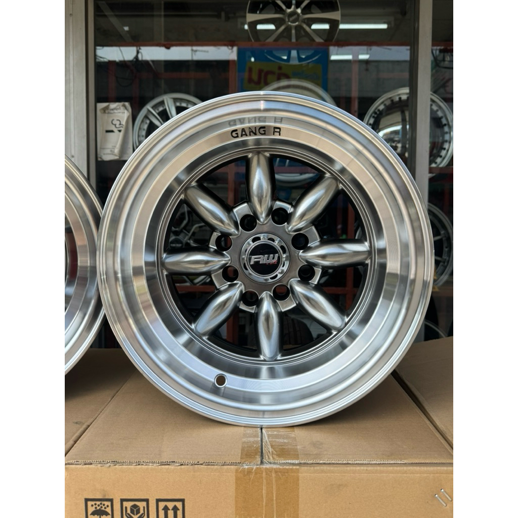 ล้อแม็กกล้วยRW R13x8J ET-7 8H100/114.3 (4วง)