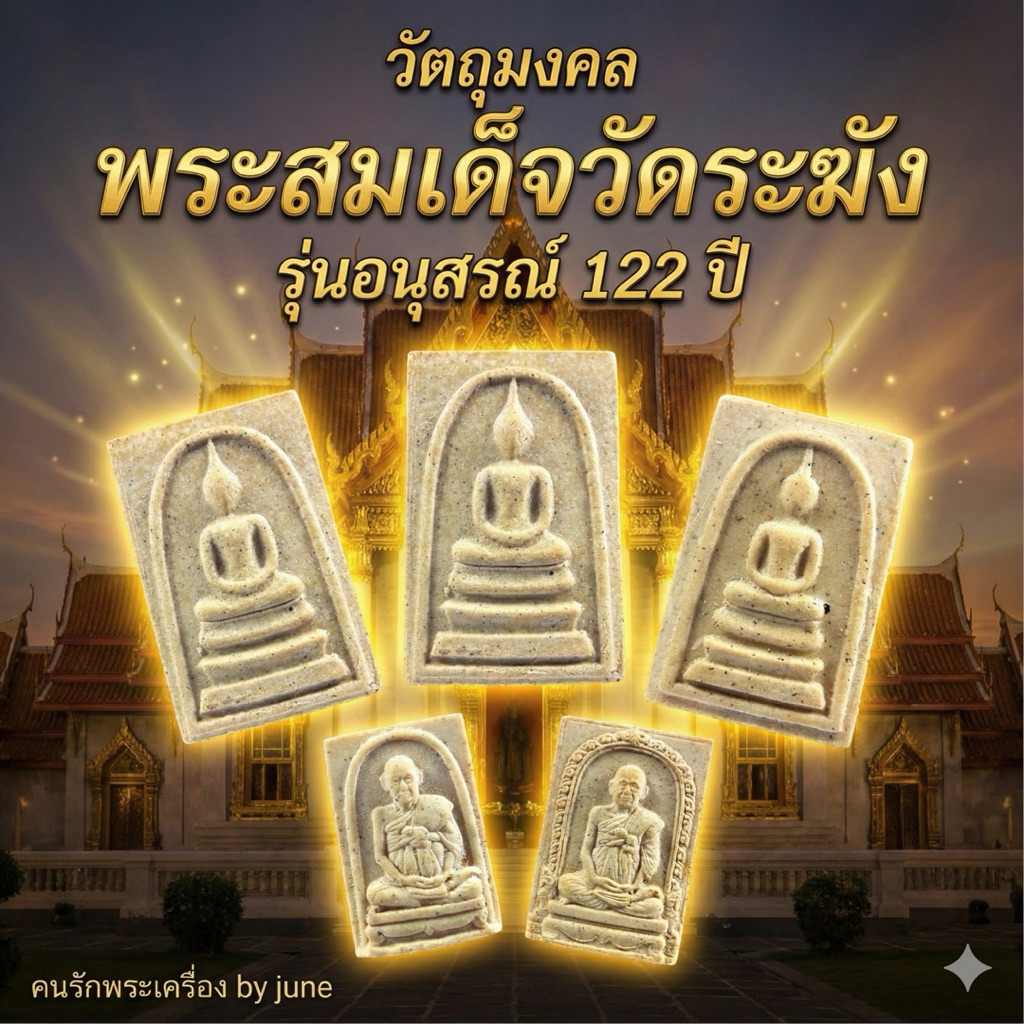 พระผงสมเด็จโตอนุสรณ์ 122ปี