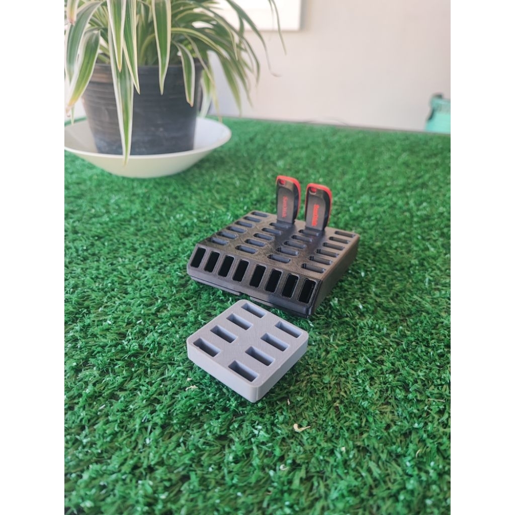 [NJ_3D]​ USB​ Holder​ ช่องเก็บ USB ​flash Drive​