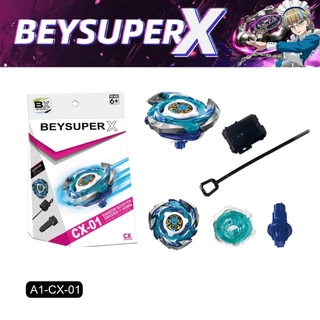 BEYSUPER X ชุดลูกข่างต่อสู้โลหะ พร้อมที่ยิง หมุนแรง Battle Top ของเล่นเด็กผู้ชาย ลูกข่างเด็ก ของขวัญเด็กยอดนิยม ฮิต