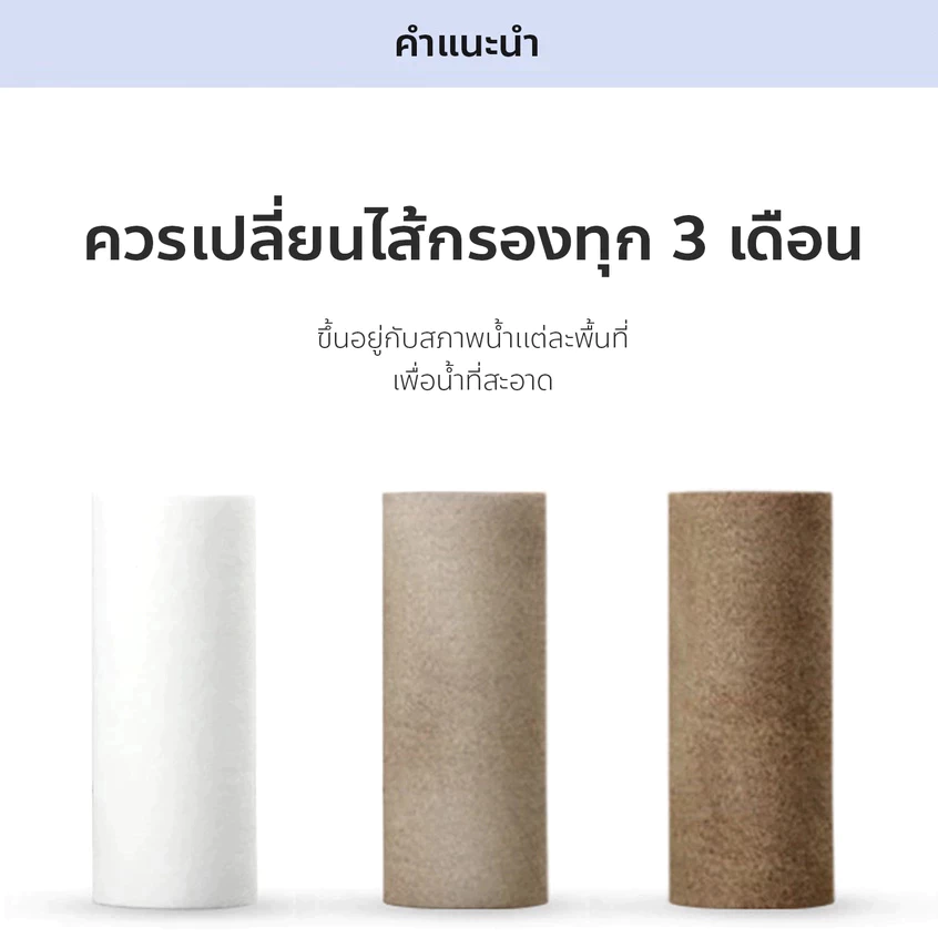 ขายส่งไส้กรองน้ำ 50 ชิ้น ที่กรองน้ํา ที่กรองน้ำฝักบัว กรองน้ำประปา ตัวกรองฝักบัวบัวอาบน้ำ ขายส่ง ไส้กรองน้ำ น้ำใช้ PP thumbnail 7