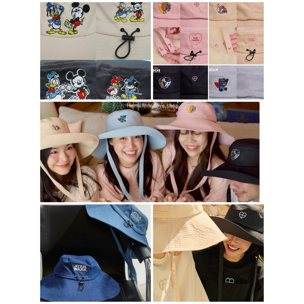 Home to my heart ☀️👒 หมวก พร้อมส่ง New‼️Big Bucket Hat ☀️👒 ( New in pack! ) hometomyheart home to my herat หมวก