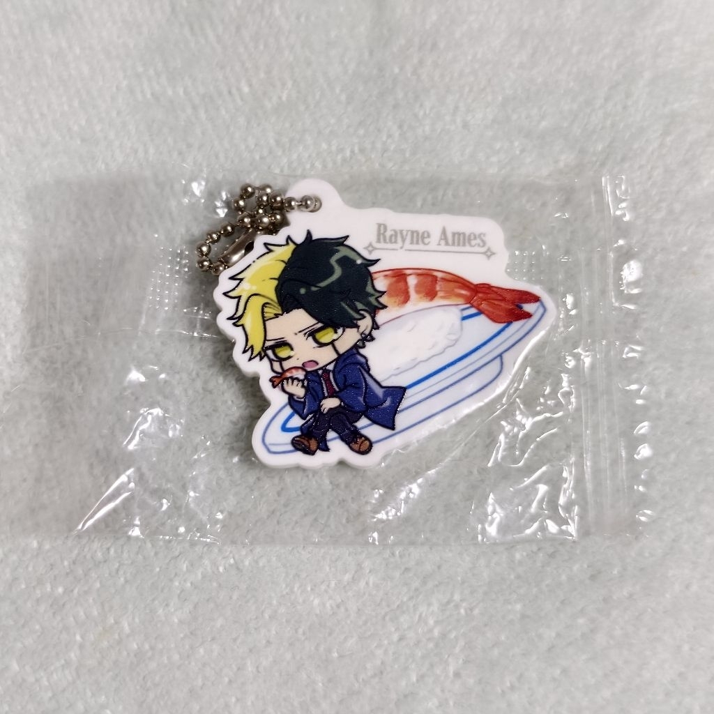 [พร้อมส่ง] Mashle x sushi : Magic and Muscles keychain strap พวงยางสเตรป  Rayne Ames เรย์ คอลแลป กับ