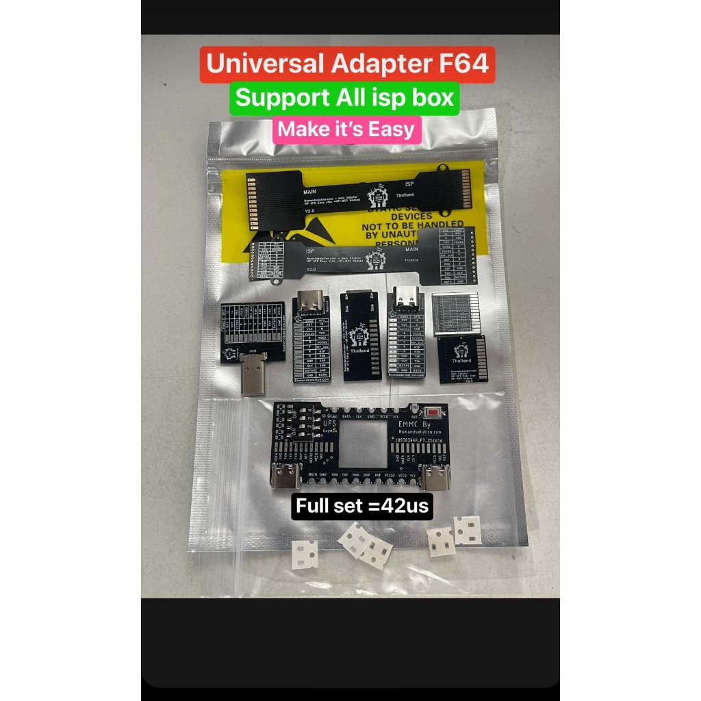 1.Adapter F64 Universal Support All isp Box From Thailand Make it's Easy