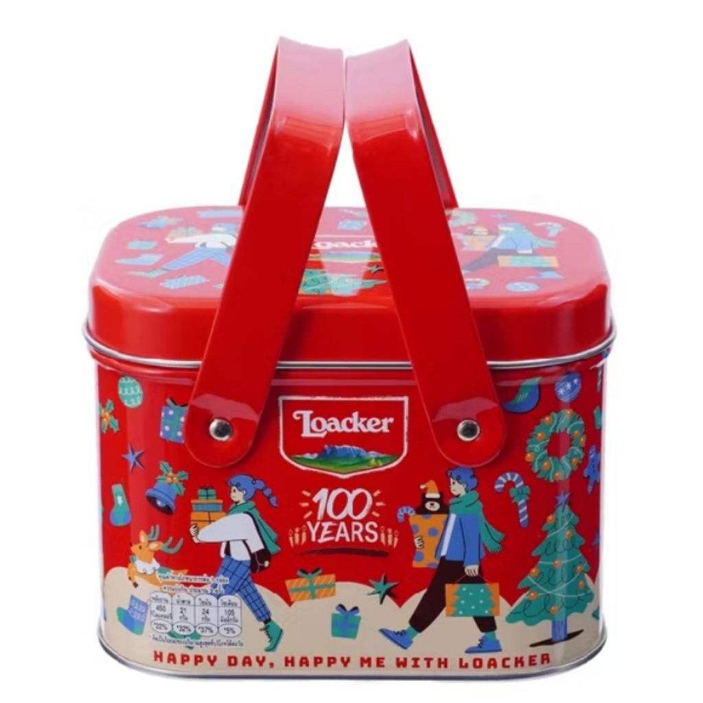 🎁Loacker Minis Assorted Wafer ล็อคเกอร์ มินิส์ แอสซอร์ทเต็ด  เวเฟอร์ 80กรัม